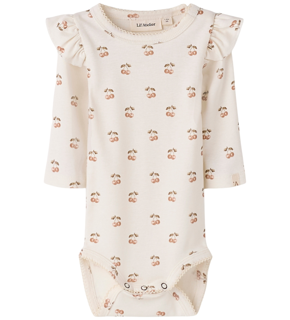 Lil' Atelier Body l/ä - Spitze - NbfLayo - Coconut Milch/Cherry - Lil Atelier - 68 - Body L/Ä Lil' Atelier Body l/ä - Spitze - NbfLayo - Coconut Milch/Cherry - Lil Atelier - 68 - Body L/Ä von Lil Atelier
