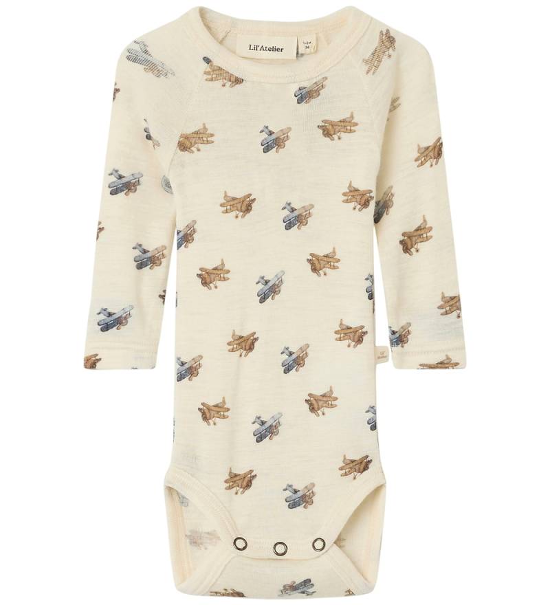 Lil' Atelier Body l/ä - Wolle/Modal - Noos - NbmNalu - Turteltau - Lil Atelier - 68 - Body L/Ä Lil' Atelier Body l/ä - Wolle/Modal - Noos - NbmNalu - Turteltau - Lil Atelier - 68 - Body L/Ä von Lil Atelier
