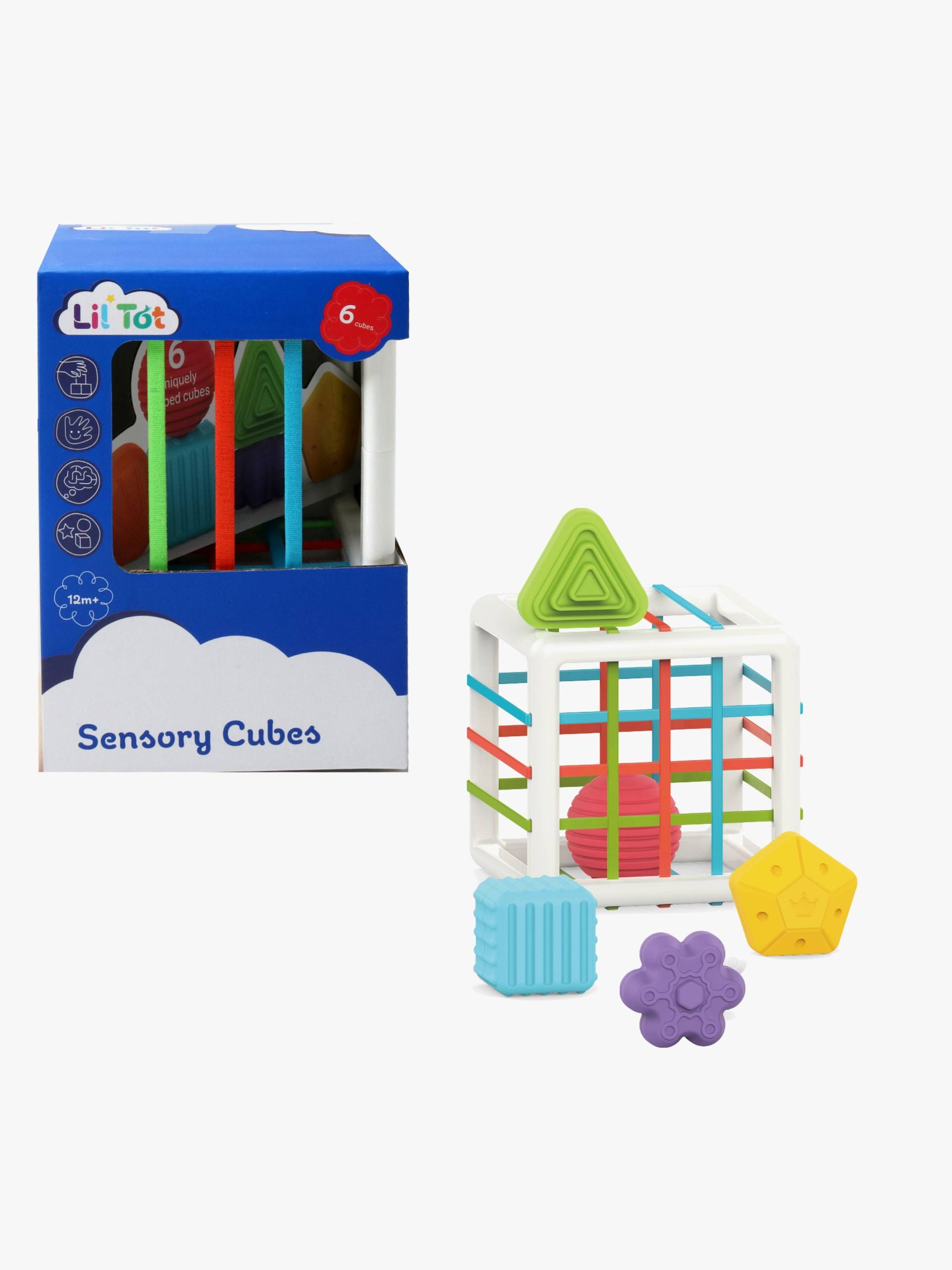 LilTot Aktivitätsspielzeug Sensorikwürfel von Lil' Tot