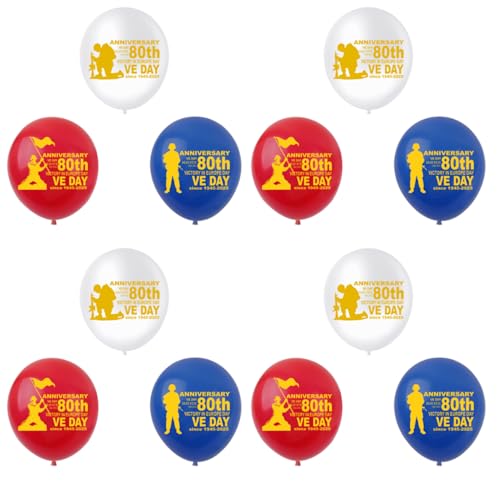Luftballons zum 80. Hochzeitstag, Party-Dekoration, 36 Stück von LilaLemon