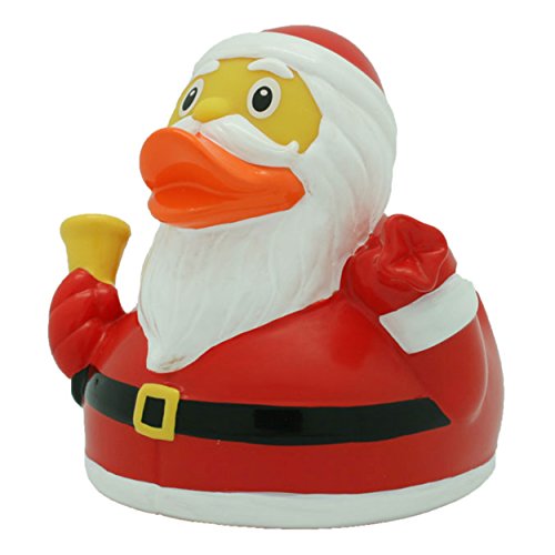 Lilalu Gummiente Weihnachtsmann, Quietscheentchen, Spielzeug, 8,5 cm, Mehrfarbig Lilalu Gummiente Weihnachtsmann, Quietscheentchen, Spielzeug, 8,5 cm, Mehrfarbig von Lilalu
