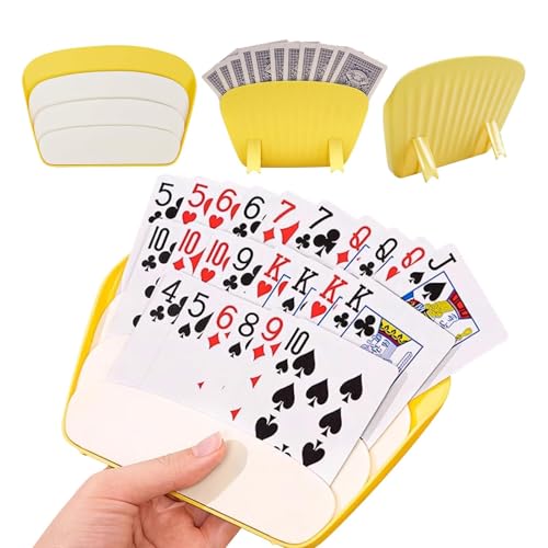 Lilbitty 2 Stücke Spielkartenhaltern und -ständern, Spielkartendecks mit faltbarem Tischständer für kleine Hände, Arthritis und Senioren, 3-lagiges Design für viele Poker Lilbitty 2 Stücke Spielkartenhaltern und -ständern, Spielkartendecks mit faltbarem Tischständer für kleine Hände, Arthritis und Senioren, 3-lagiges Design für viele Poker von Lilbitty
