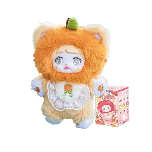Nommi 1pcs Mystery Box Plüschfiguren Blindbox mit Fruchtgesicht Überraschungsspielzeug Sammlerfiguren Geschenkidee für Kinder von Lilbitty