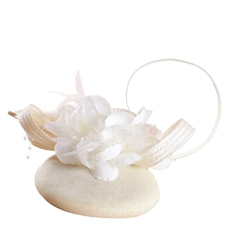 1920er Jahre Leinen-Fascinator für Damen, elegantes britisches Design, Hut, Kostüm, Kopfbedeckung, ideal für Themenanlässe, Kostüme, Kopfbedeckung von Lilinzhi