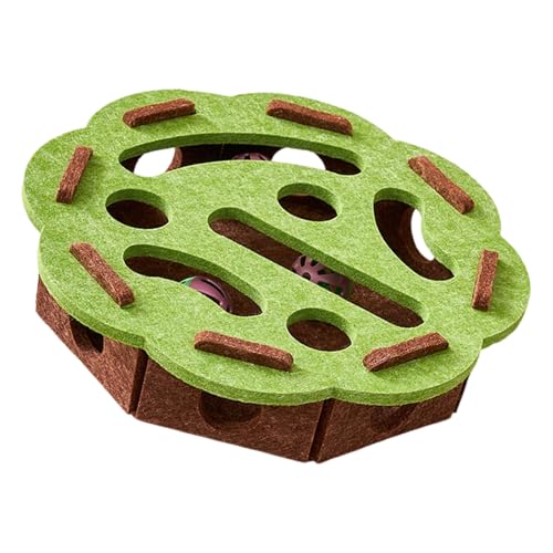 Filzkatzen Anreichert Puzzle Box Teaser Spielzeug Für Indoor Spiel Fördern Die Jagd Und Reduzieren Langeweile Unterhaltungsgeschenk Labyrinthspielzeug von Lilinzhi