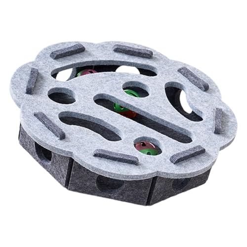 Filzkatzen Anreichert Puzzle Box Teaser Spielzeug Für Indoor Spiel Fördern Die Jagd Und Reduzieren Langeweile Unterhaltungsgeschenk Labyrinthspielzeug von Lilinzhi