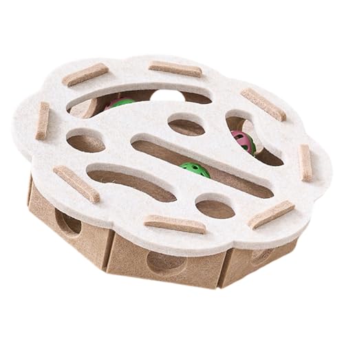 Filzkatzen Anreichert Puzzle Box Teaser Spielzeug Für Indoor Spiel Fördern Die Jagd Und Reduzieren Langeweile Unterhaltungsgeschenk Labyrinthspielzeug von Lilinzhi