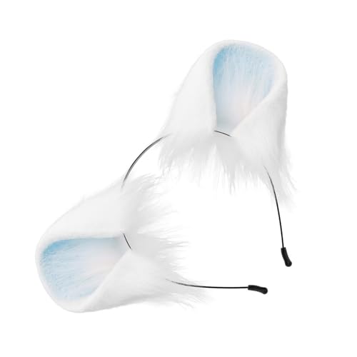 Lilinzhi Bezauberndes Haarband mit Cartoon-Kaninchen, auffälliger Kopfschmuck für Halloween, Cosplay, Rollenspiele, Plüsch von Lilinzhi