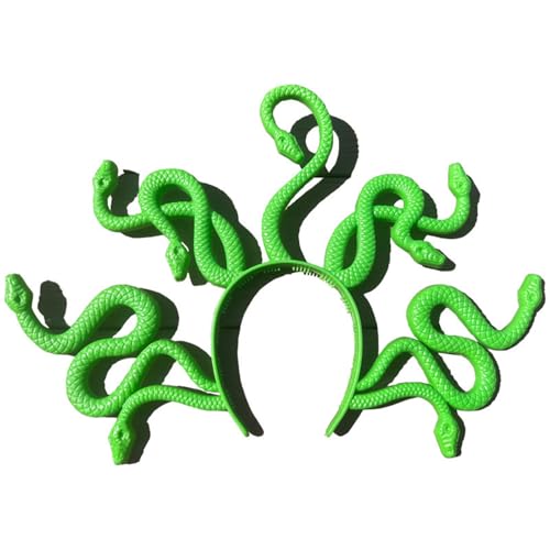 Lilinzhi Elegante Schlangen-Stirnbänder, Vintage-Stil, Halloween, Kopfschmuck, Maskeraden, Party-Kopfbedeckung für Damen, Festival, Kostüm, modisches Haar-Accessoire von Lilinzhi