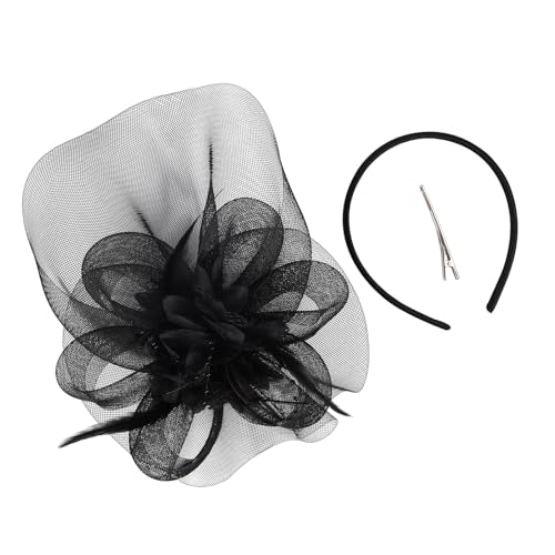 Lilinzhi Flapper-Kostüm mit Netz-Blume und gefiederten Dekoren für Damen, besondere Anlässe, Pferderennen, Veranstaltungen, Bankett, Kopfschmuck, Cocktail-Party, Fascinator Hut Lilinzhi Flapper-Kostüm mit Netz-Blume und gefiederten Dekoren für Damen, besondere Anlässe, Pferderennen, Veranstaltungen, Bankett, Kopfschmuck, Cocktail-Party, Fascinator Hut von Lilinzhi