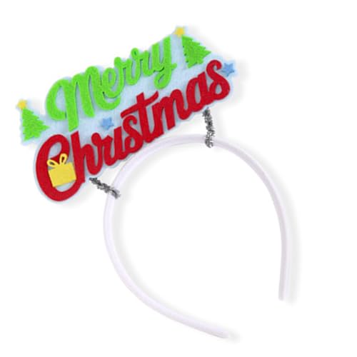 Lilinzhi Glühendes Weihnachts-Haarband mit verstellbarer Größe für Festival-Partys und Feiertagsfeiern, Versammlungen, Weihnachtshaarband von Lilinzhi