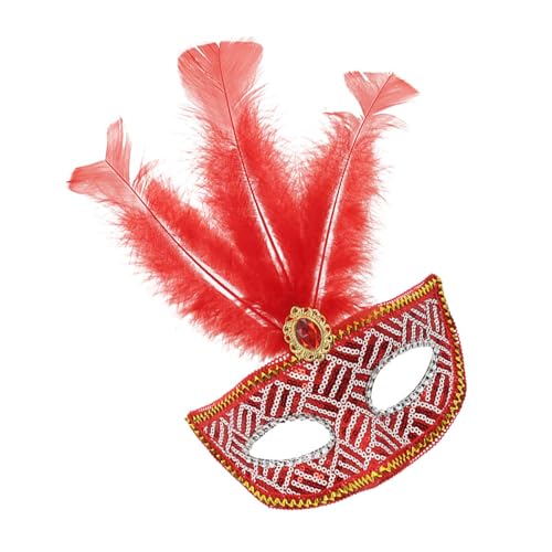 Lilinzhi Maskeraden für Damen, Federstrass, Venezianer, Party, Abend, Abschlussball, Halloween, Cosplay, Kostüme, Venezianer, Frauen für Maskeraden von Lilinzhi