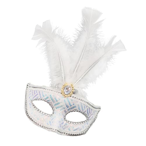 Lilinzhi Maskeraden für Damen, Federstrass, Venezianer, Party, Abend, Abschlussball, Halloween, Cosplay, Kostüme, Venezianer, Frauen für Maskeraden von Lilinzhi