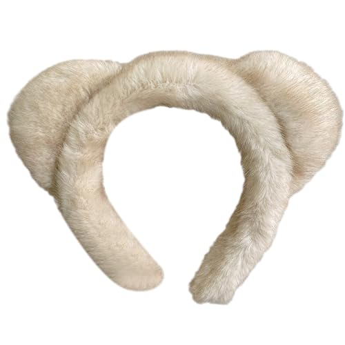 Lilinzhi Plüsch-Bär-Ohr-Stirnband, Cosplay-Kostüm, Haarreif, Neujahrsparty-Requisiten, Cartoon-Kopfschmuck, Make-up-Haarband, Mädchen-Zubehör, Bären-Ohr-Stirnband zum Waschen des Gesichts Lilinzhi Plüsch-Bär-Ohr-Stirnband, Cosplay-Kostüm, Haarreif, Neujahrsparty-Requisiten, Cartoon-Kopfschmuck, Make-up-Haarband, Mädchen-Zubehör, Bären-Ohr-Stirnband zum Waschen des Gesichts von Lilinzhi