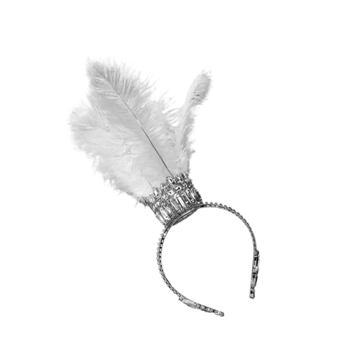 Lilinzhi Stilvoller Feder-Kopfschmuck mit Strasssteinen, Krone, Haarreif für Karneval, Feiern und Party-Enthusiasten, Kostüm, Kronenstück, Luxus-Kopfschmuck Lilinzhi Stilvoller Feder-Kopfschmuck mit Strasssteinen, Krone, Haarreif für Karneval, Feiern und Party-Enthusiasten, Kostüm, Kronenstück, Luxus-Kopfschmuck von Lilinzhi