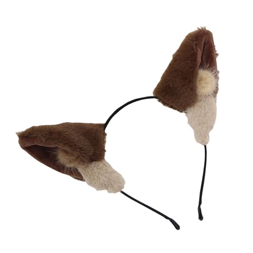 Lilinzhi Süße Welpenohren-Haarbänder für Fotostudio, Halloween, auffällige Requisiten für Halloween, Party, Alltag, Kopfbedeckung, Kostüm, Stirnband von Lilinzhi