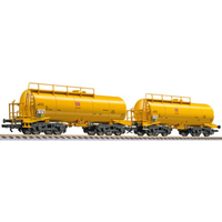 LILIPUT L230167 H0 2-tlg. Set 4-achs. Kesselwagen "Löschzug Wilhelm Köhler", DB AG, Ep.V von Liliput