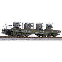 LILIPUT L235742 H0 6-achs. Schwerlasttranspwagen SSyms mit 4 Maybach Panzermotoren, Bundeswehr, Ep. IV von Liliput