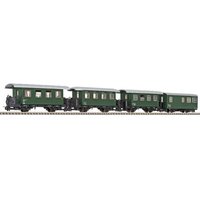 LILIPUT L340505 H0e 4-tlg. Set 2-achsige Personenwagen, ÖBB, Ep. III-IV von Liliput
