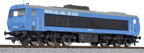 Liliput L132052 H0 Diesellok DE 2500 Henschel-BBC Nr. 202 004-8 blau DC-Version von Liliput