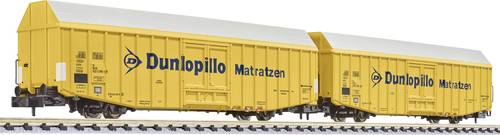 Liliput L260160 N 2er Güterwagen Dunlopillo der DB von Liliput