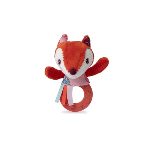 Lilliputiens - Beißring-Rassel Alice der Fuchs - Sensorisches Spielzeug für Babys mit Beißring, Knisterpapier und Glöckchen - Lindert Zahnungsschmerzen - Ab 3 Monaten - 83035 Lilliputiens - Beißring-Rassel Alice der Fuchs - Sensorisches Spielzeug für Babys mit Beißring, Knisterpapier und Glöckchen - Lindert Zahnungsschmerzen - Ab 3 Monaten - 83035 von Lilliputiens