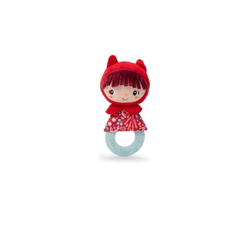 Lilliputiens - Beißring Rotkäppchen - Sensorisches Spielzeug für Babys mit Beißring, Knisterpapier und Glöckchen - Lindert Zahnungsschmerzen - Ab 3 Monaten - 83485 Lilliputiens - Beißring Rotkäppchen - Sensorisches Spielzeug für Babys mit Beißring, Knisterpapier und Glöckchen - Lindert Zahnungsschmerzen - Ab 3 Monaten - 83485 von Lilliputiens