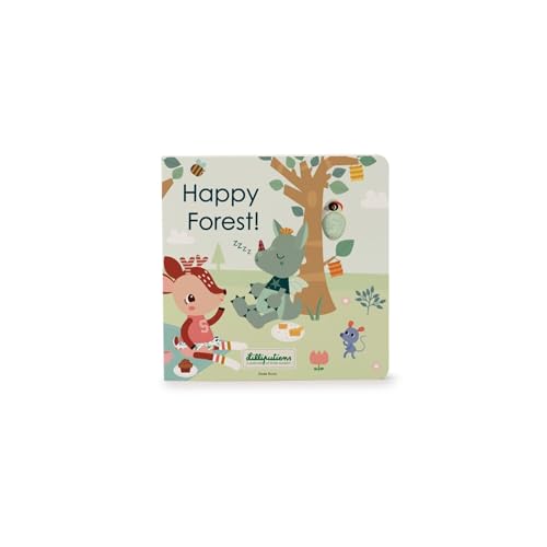 Lilliputiens - Fühl- und Soundbuch - Thema Wald - Interaktive Geschichten und lustige Klänge - Sensorisches Spielzeug - Fördert Sehen, Hören und Fühlen - Ab 12 Monaten - 83475 von Lilliputiens