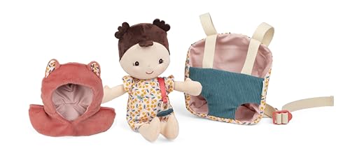 LILLIPUTIENS Bebe Jeanne 83634 Babytrage, Rosa, 24 cm, ab 18 Monaten von Lilliputiens