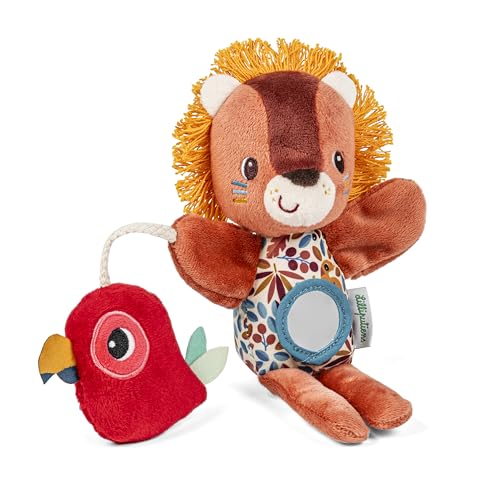 LILLIPUTIENS - Jack Le Lion – Aktivitätsspielzeug – Handpuppe – Ocker – 17 cm – ab 6 Monaten – 83598 von Lilliputiens