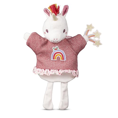LILLIPUTIENS - Lena das Einhorn – Handpuppe – Mehrfarbig – 34 cm – ab 2 Jahren – 83641 von Lilliputiens