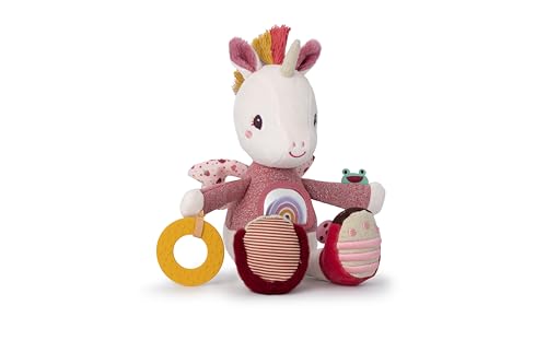 LILLIPUTIENS - Plüschtier Lena das Einhorn – interaktive Rassel für Babys mit Spiegel, Beißring aus Silikon, Glocke und Papiergeräusch – stimuliert die Sinne und die Motorik – ab 9 Monaten LILLIPUTIENS - Plüschtier Lena das Einhorn – interaktive Rassel für Babys mit Spiegel, Beißring aus Silikon, Glocke und Papiergeräusch – stimuliert die Sinne und die Motorik – ab 9 Monaten von Lilliputiens