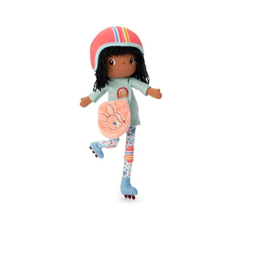 Lilliputiens - Stoffpuppe Liza - Die Puppe auf Rollschuhen - Kuschelige und abenteuerlustige Freundin für Kinder ab 2 Jahren - Frühförderungsspielzeug mit abnehmbaren Accessoires - 83488 Lilliputiens - Stoffpuppe Liza - Die Puppe auf Rollschuhen - Kuschelige und abenteuerlustige Freundin für Kinder ab 2 Jahren - Frühförderungsspielzeug mit abnehmbaren Accessoires - 83488 von Lilliputiens