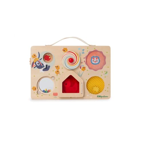 Lilliputiens - Aktivitätstafel Bauernhof - Busy Board für Babys - Schieben, ziehen, drehen und gleiten für Abenteuer auf dem Bauernhof - Praktischer Koffer zum Mitnehmen - Ab 18 Monaten - 83508 Lilliputiens - Aktivitätstafel Bauernhof - Busy Board für Babys - Schieben, ziehen, drehen und gleiten für Abenteuer auf dem Bauernhof - Praktischer Koffer zum Mitnehmen - Ab 18 Monaten - 83508 von Lilliputiens