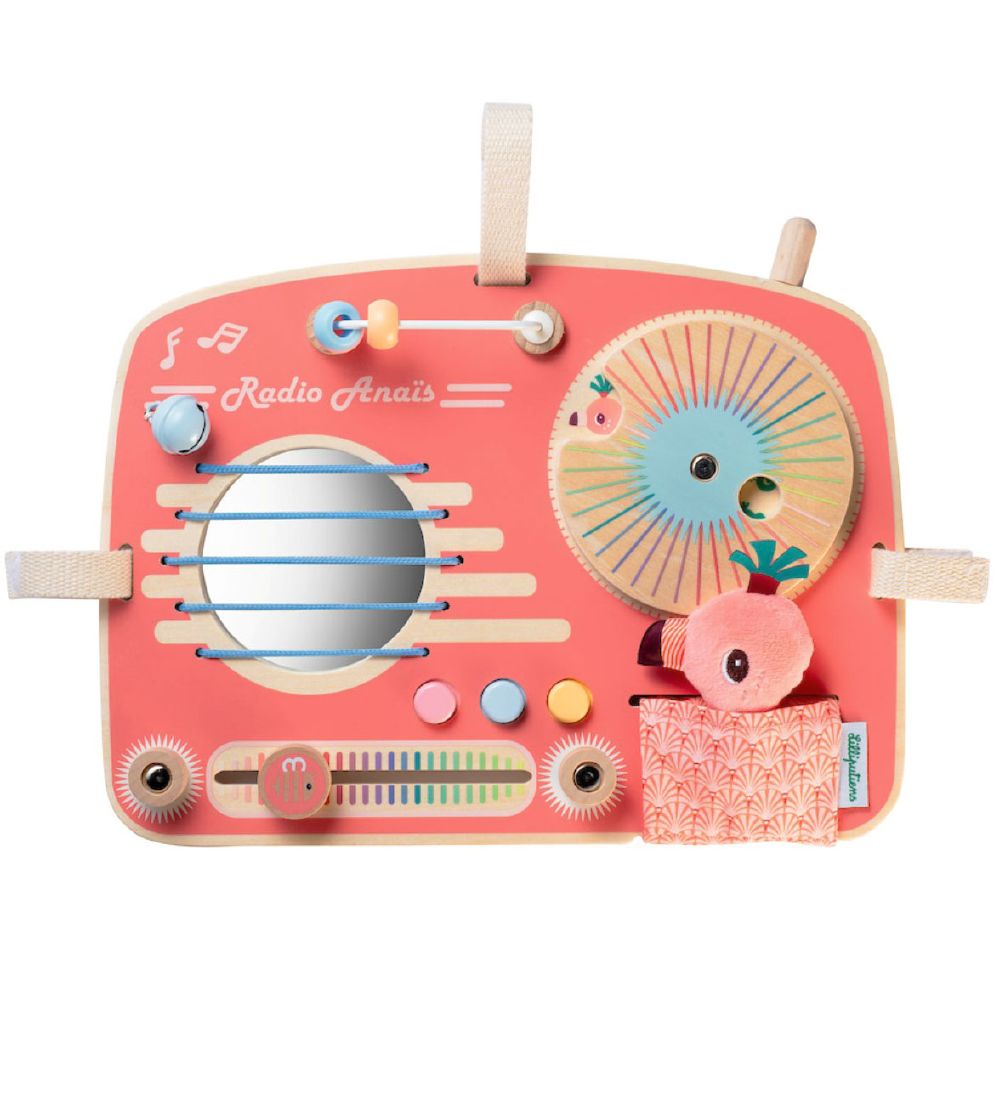 Lilliputiens Activity Panel - Radio - Lilliputiens - One Size - Motorikspielzeug von Lilliputiens