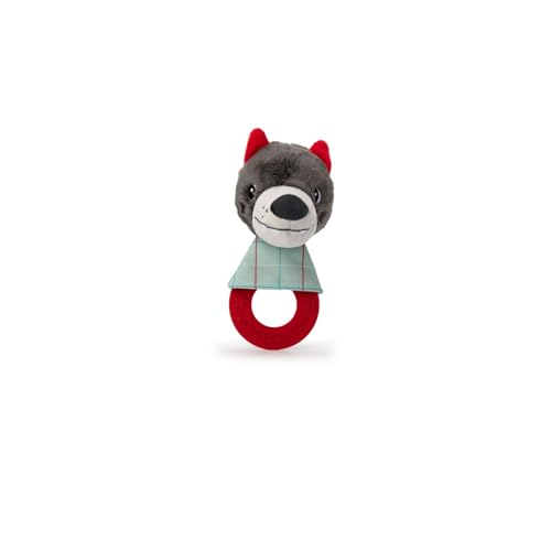 Lilliputiens - Beißring Louis der Wolf - Sensorisches Spielzeug für Babys mit Beißring, Knisterpapier und Glöckchen - Lindert Zahnungsschmerzen - Ab 3 Monaten - 83486 Lilliputiens - Beißring Louis der Wolf - Sensorisches Spielzeug für Babys mit Beißring, Knisterpapier und Glöckchen - Lindert Zahnungsschmerzen - Ab 3 Monaten - 83486 von Lilliputiens