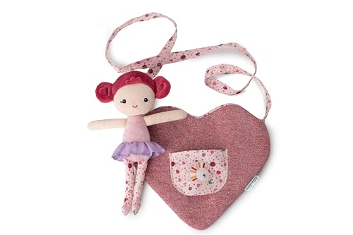 Lilliputiens - Kinderhandtasche + Puppe inkl. - Meine erste Umhängetasche - Herzform - Fördert die Fantasie - Größe 22x26cm - Ab 12 Mt. Lilliputiens - Kinderhandtasche + Puppe inkl. - Meine erste Umhängetasche - Herzform - Fördert die Fantasie - Größe 22x26cm - Ab 12 Mt. von Lilliputiens