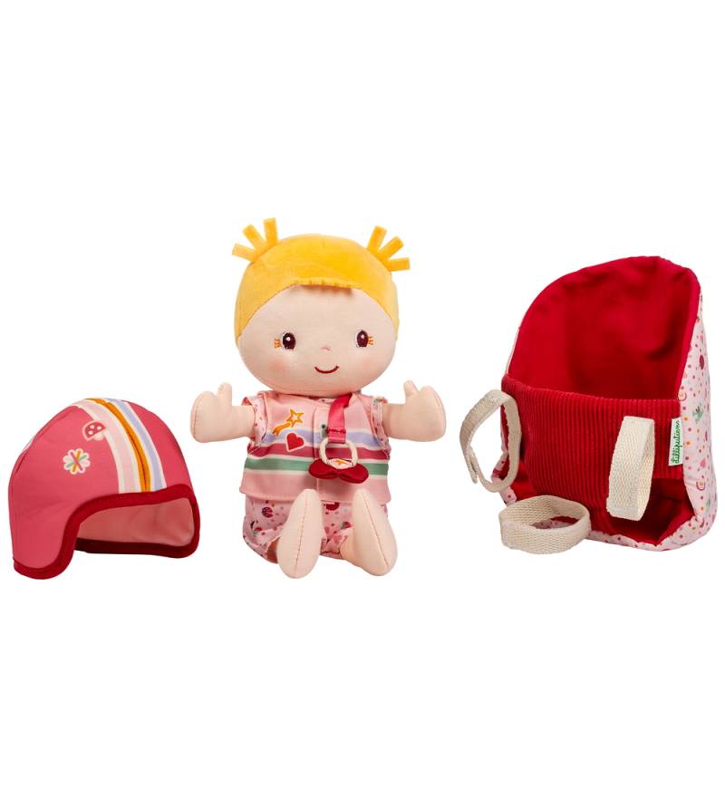 Lilliputiens Puppe m. Fahrradsitz - Baby Lena - Lilliputiens - One Size - Puppen von Lilliputiens
