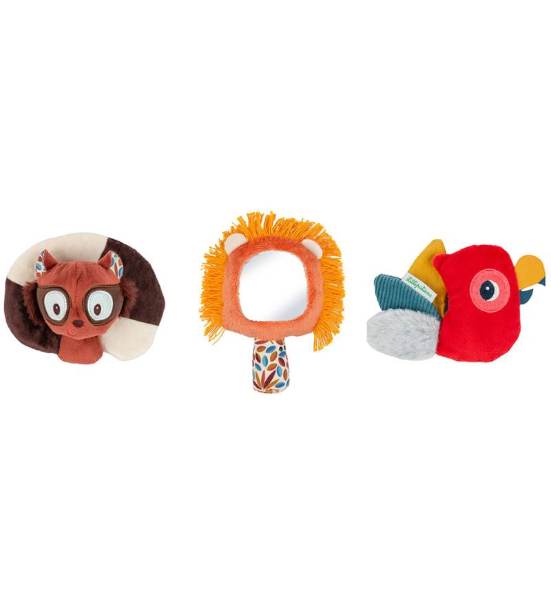Lilliputiens Sensorische Verwicklungen - 3er-Pack - Jack der Löw - Lilliputiens - One Size - Rasseln Lilliputiens Sensorische Verwicklungen - 3er-Pack - Jack der Löw - Lilliputiens - One Size - Rasseln von Lilliputiens