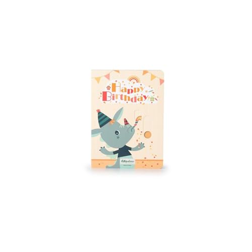 Lilliputiens - Sensorisches Aktivitätenbuch - Geburtstagsfeier - Emotionen lernen mit Schiebe-, Zieh- und Drehmechanismen - Ideal für die sensorische Entfaltung von Babys - Ab 24 Monaten - 83453 von Lilliputiens