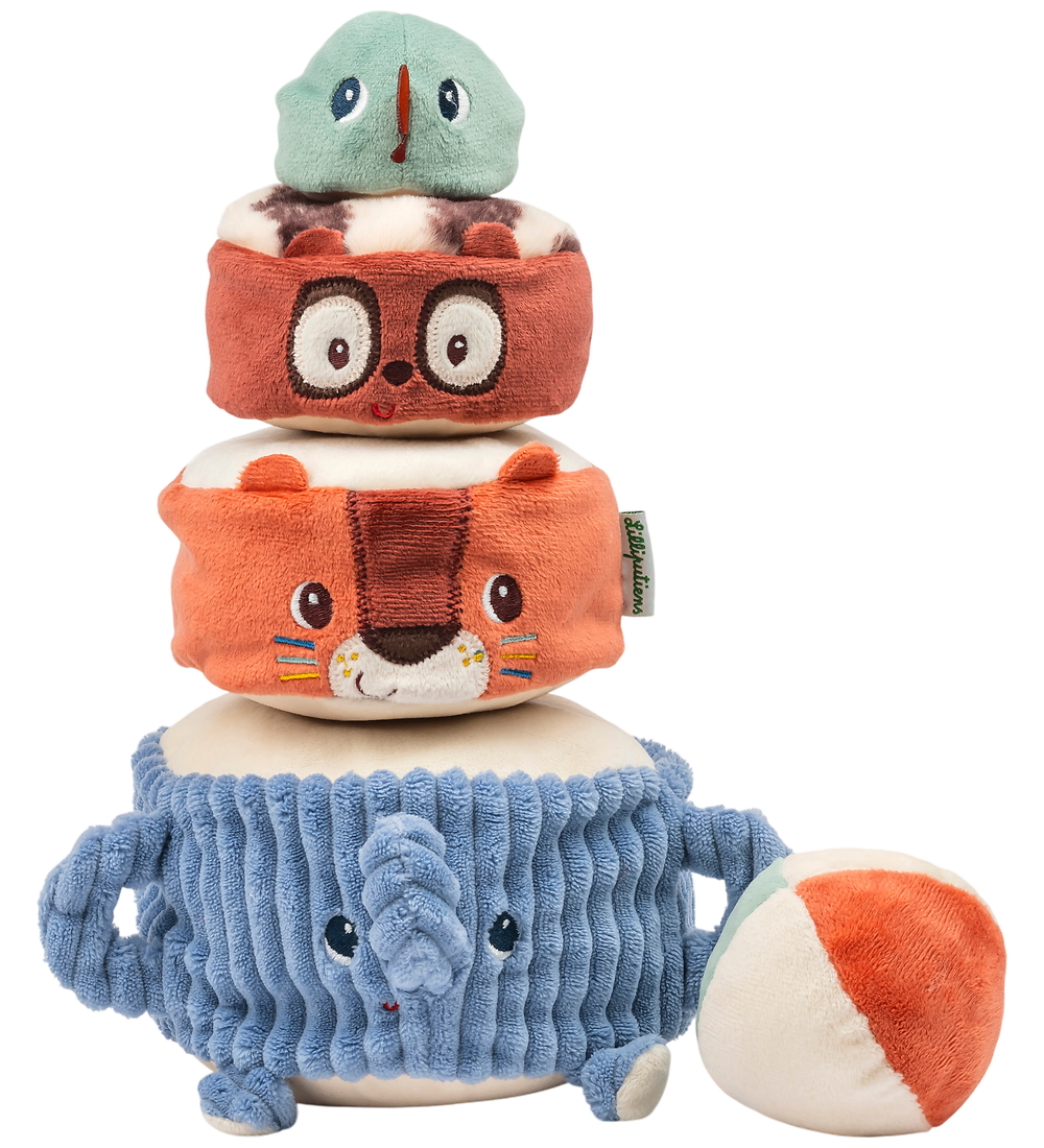 Lilliputiens Stapelbare Teddybären m. Klang - 27 cm - Jungle - K - Lilliputiens - One Size - Bauklötze Lilliputiens Stapelbare Teddybären m. Klang - 27 cm - Jungle - K - Lilliputiens - One Size - Bauklötze von Lilliputiens