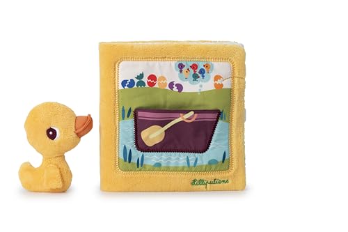 Lilliputiens - Stoffbuch - Thema Bauernhof - Babybuch 12 Monate - Lerne Farben, Tiere - Entwickelt den Tastsinn - Ab 18 Monate von Lilliputiens