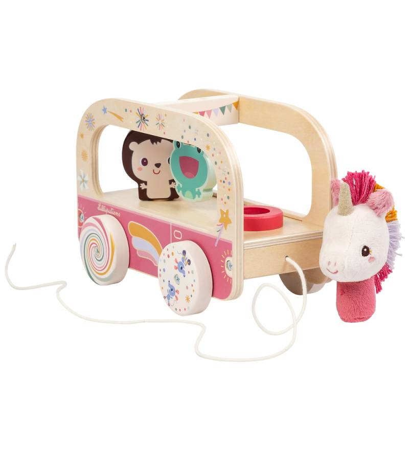 Lilliputiens Ziehspielzeug - Lena Magic Twist Bus - Lilliputiens - One Size - Nachziehspielzeug Lilliputiens Ziehspielzeug - Lena Magic Twist Bus - Lilliputiens - One Size - Nachziehspielzeug von Lilliputiens