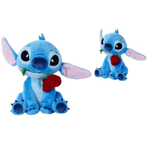 Lilo & Stitch Pluche - Met Roos - 25 cm von Simba