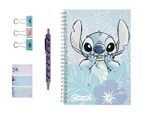 Undercover - Stitch Schreibwarenset - Geschenkset für Büro & Schule - FSC Papier - Kreativität, Schreibwaren von Lilo and Stitch