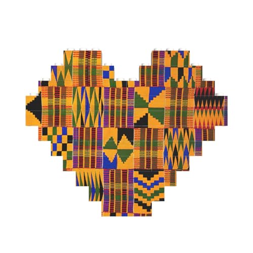 Afrikanisches Baustein-Puzzle in Herzform, personalisiertes Geschenk für Männer und Frauen Afrikanisches Baustein-Puzzle in Herzform, personalisiertes Geschenk für Männer und Frauen von LimPac