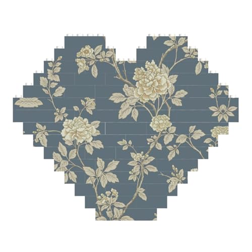 LimPac Blaue und gelbe Blumen, herzförmiges Baustein-Puzzle, personalisierte personalisierte Foto-Geschenke für Valentinstag LimPac Blaue und gelbe Blumen, herzförmiges Baustein-Puzzle, personalisierte personalisierte Foto-Geschenke für Valentinstag von LimPac
