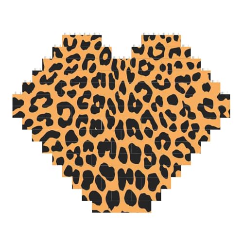 LimPac Giraffen-Druck, herzförmiges Baustein-Puzzle, personalisiertes Fotogeschenke zum Valentinstag LimPac Giraffen-Druck, herzförmiges Baustein-Puzzle, personalisiertes Fotogeschenke zum Valentinstag von LimPac
