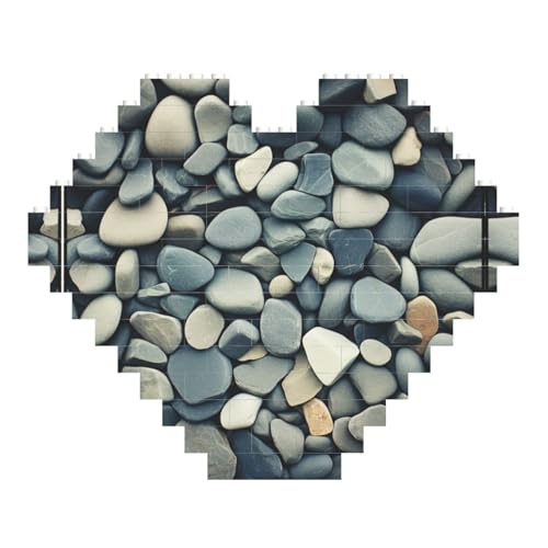 LimPac Kreis Kopfsteinpflastersteine, herzförmiges Baustein-Puzzle, personalisiertes Fotogeschenke für Valentinstag LimPac Kreis Kopfsteinpflastersteine, herzförmiges Baustein-Puzzle, personalisiertes Fotogeschenke für Valentinstag von LimPac