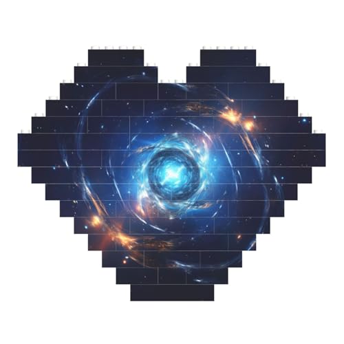 LimPac Sonnensystem, herzförmiges Baustein-Puzzle, personalisiertes Fotogeschenke für Valentinstag von LimPac